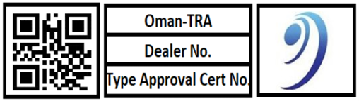 阿曼TRA发布最新型式批准法规 新标签加入二维码(图1)